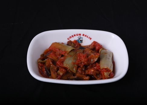 Erzincanlı Coşkun Balık soslu patlıcan mezesi